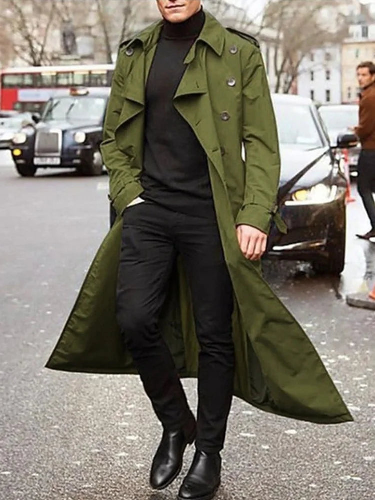 Gabardina de moda urbana parachaquetas para hombre para primavera