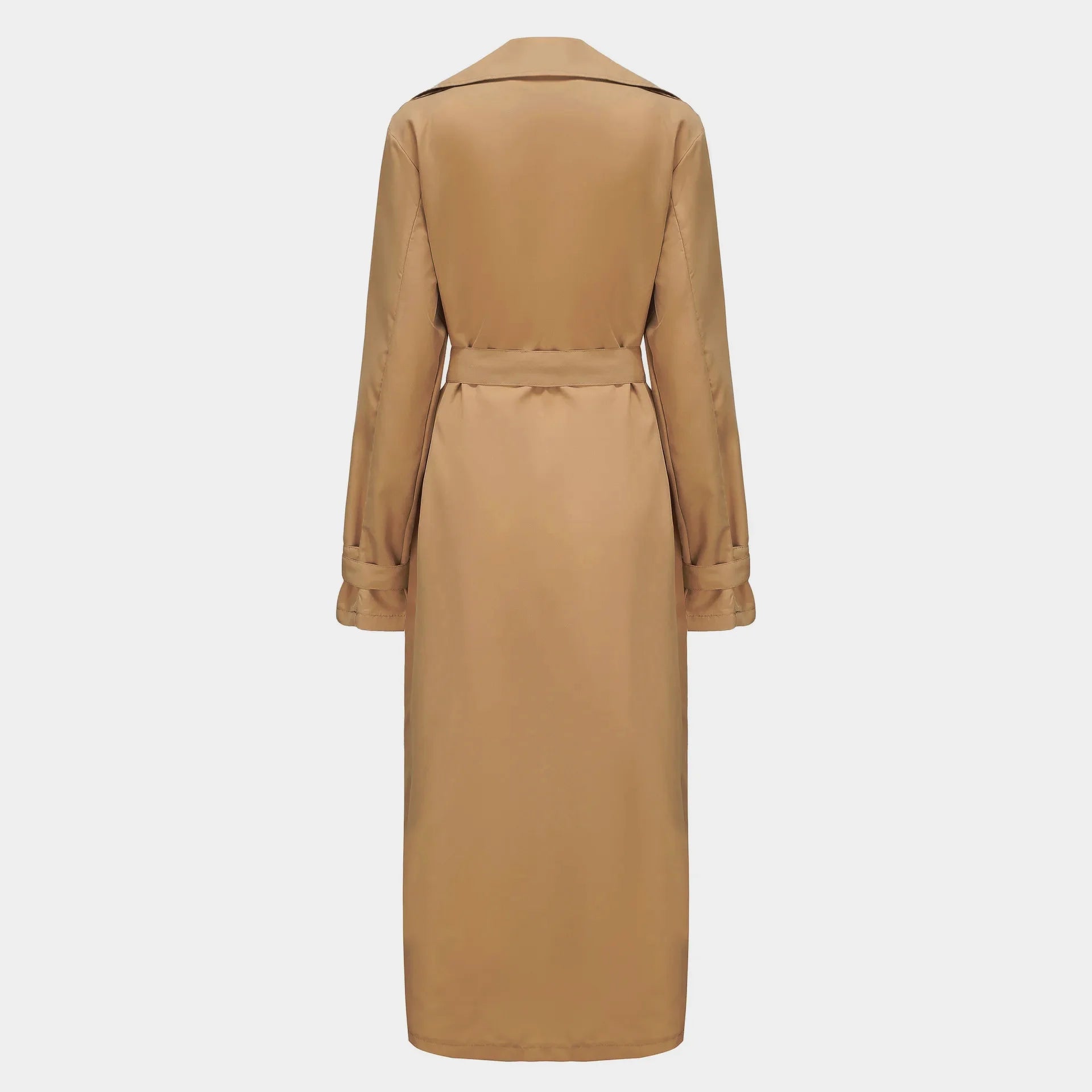 Gabardina de moda urbana para hombre, abrigo fino de diseñador, abrigos británicos largos, ropa para hombre con charreteras.